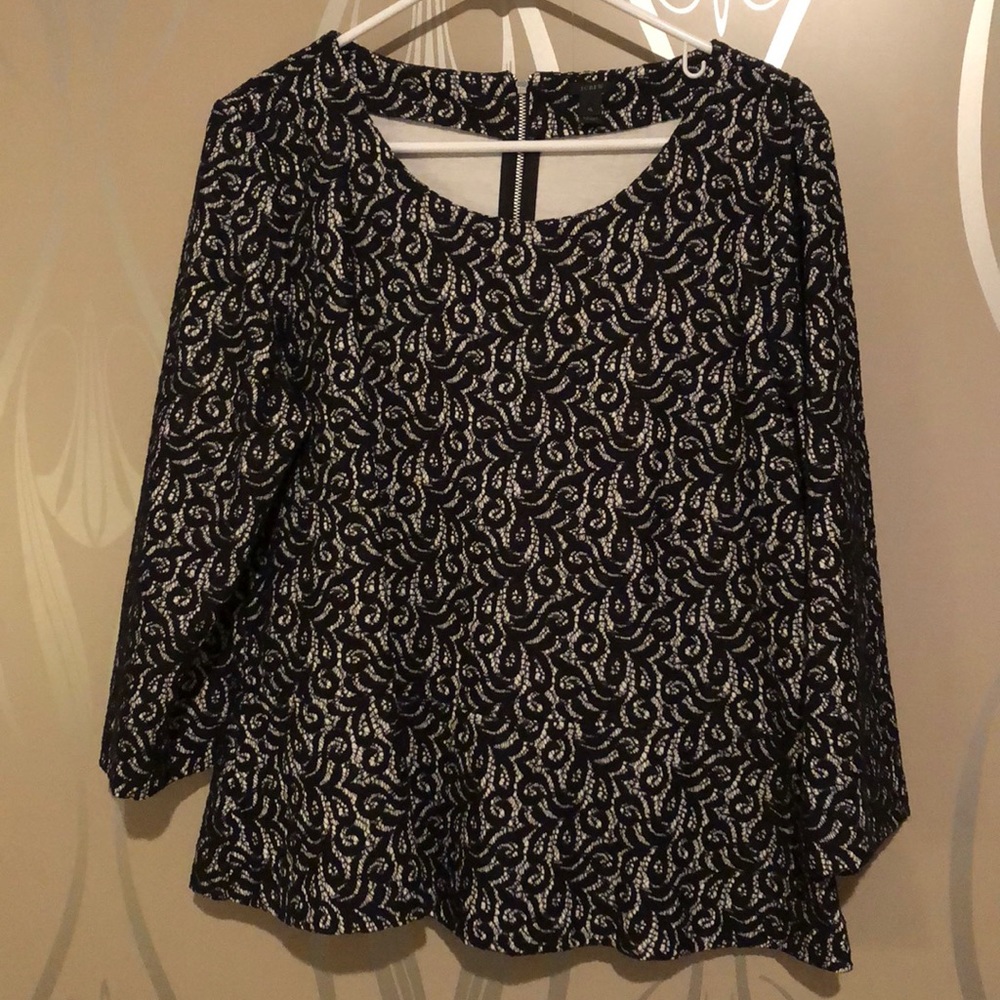 J Crew Lace Top